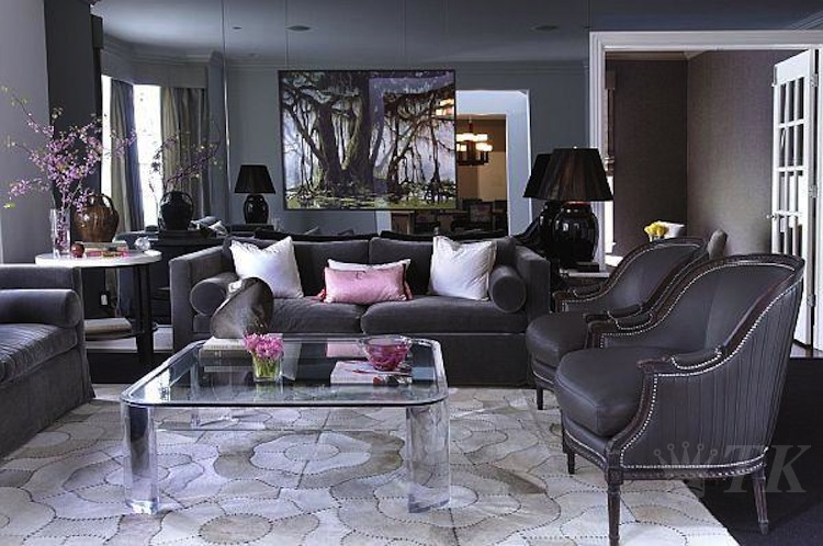 серый цвет в интерьере