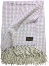 Плед лиловый с вафельным рисунком Glen Saxon, Шотландия