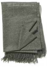 Плед темно-серый из беби-альпаки Christian Fischbacher, Швейцария